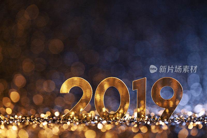 新年圣诞装饰2019 -金蓝派对庆祝